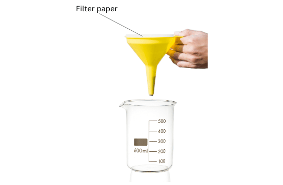 The filtration apparatus is shown.
