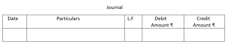 Journal format.