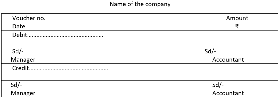 Transfer voucher.