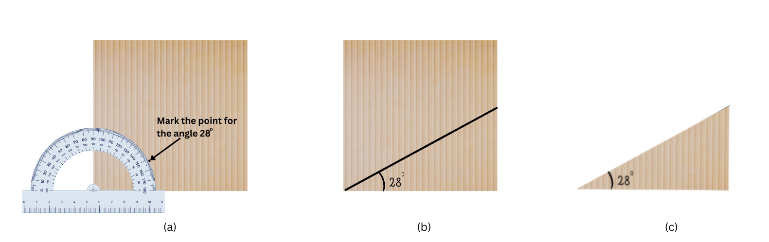 The method of preparing the gnomon is shown.