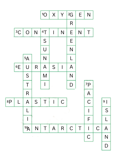 Completed crossword.