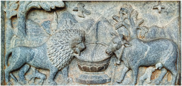 Panel from a Jain temple.